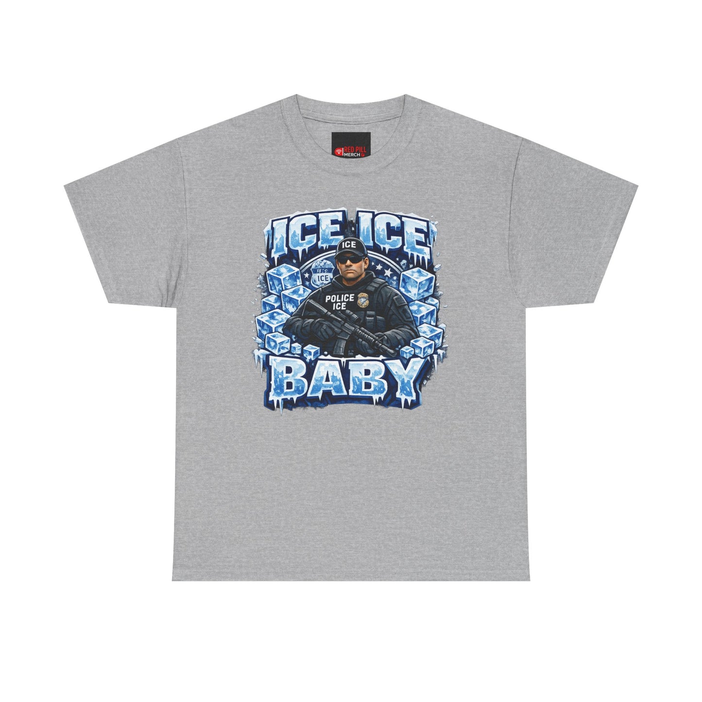 Ice Ice Baby ICE Agent Gildan Brand T-Shirt