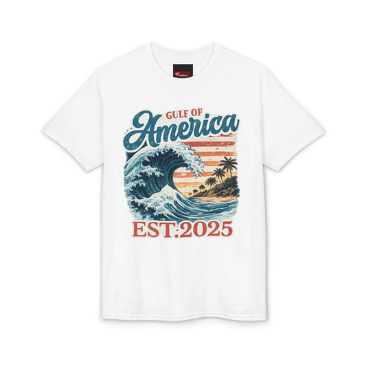 Gulf of America Est. 2025 Waves Gildan Brand T‑Shirt