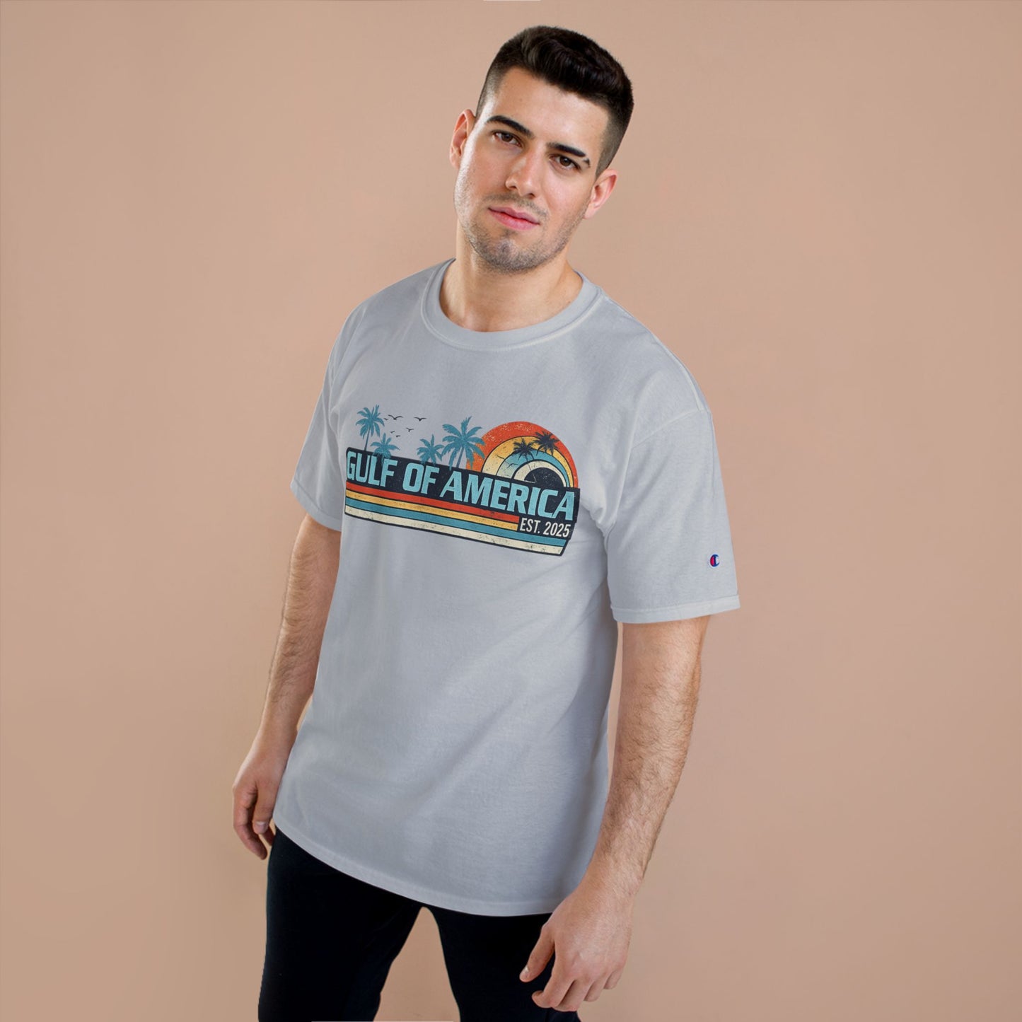 Gulf of America Vintage Champion Brand T-Shirt