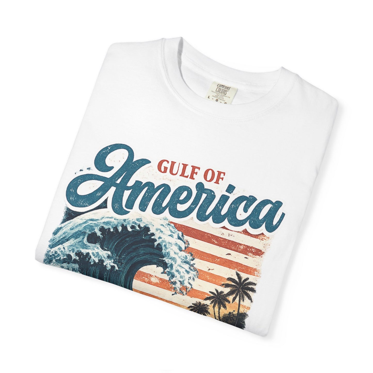 Gulf of America Est. 2025 Waves Comfort Color Brand T‑Shirt