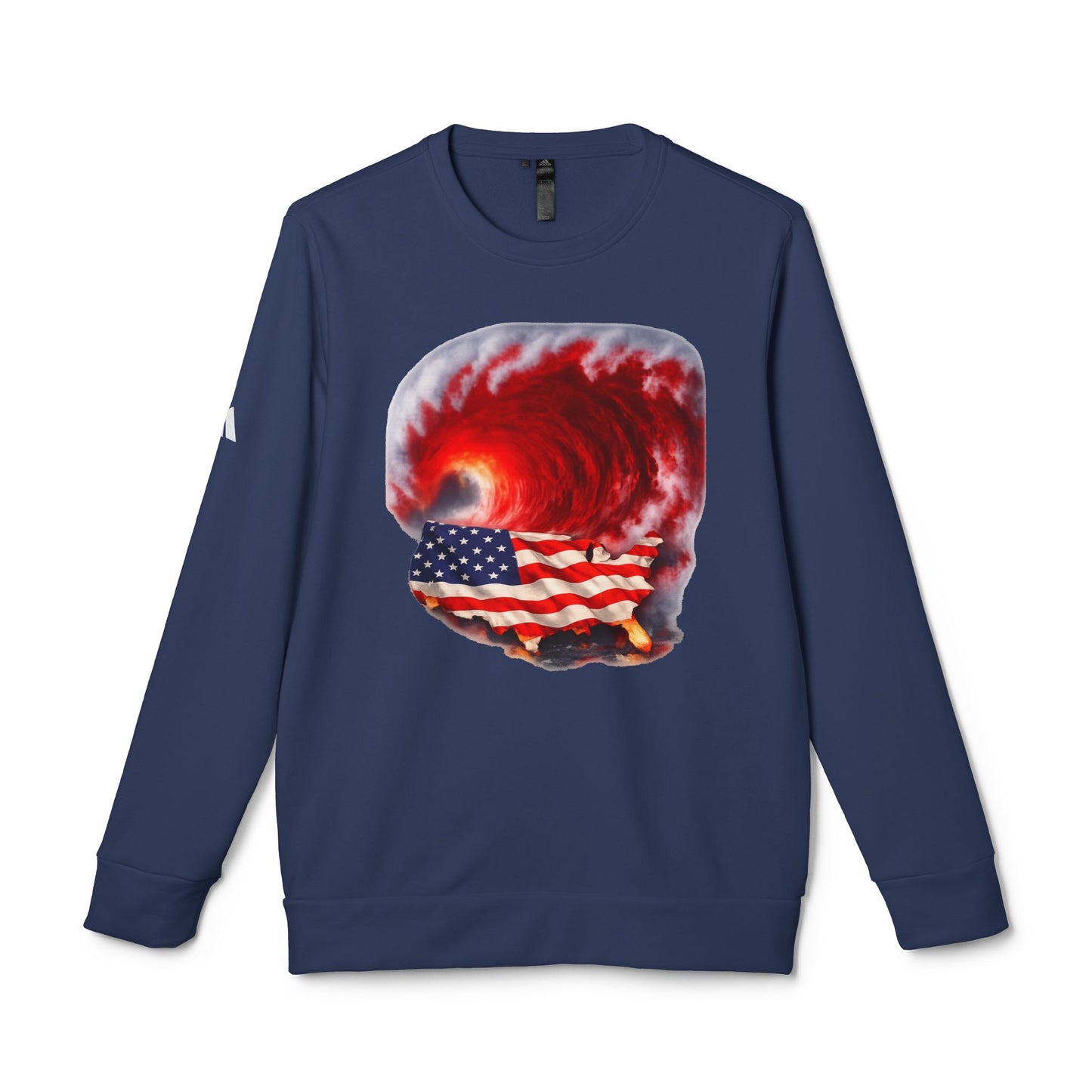 Red Wave USA Adidas Brand Crewneck Sweatshirt