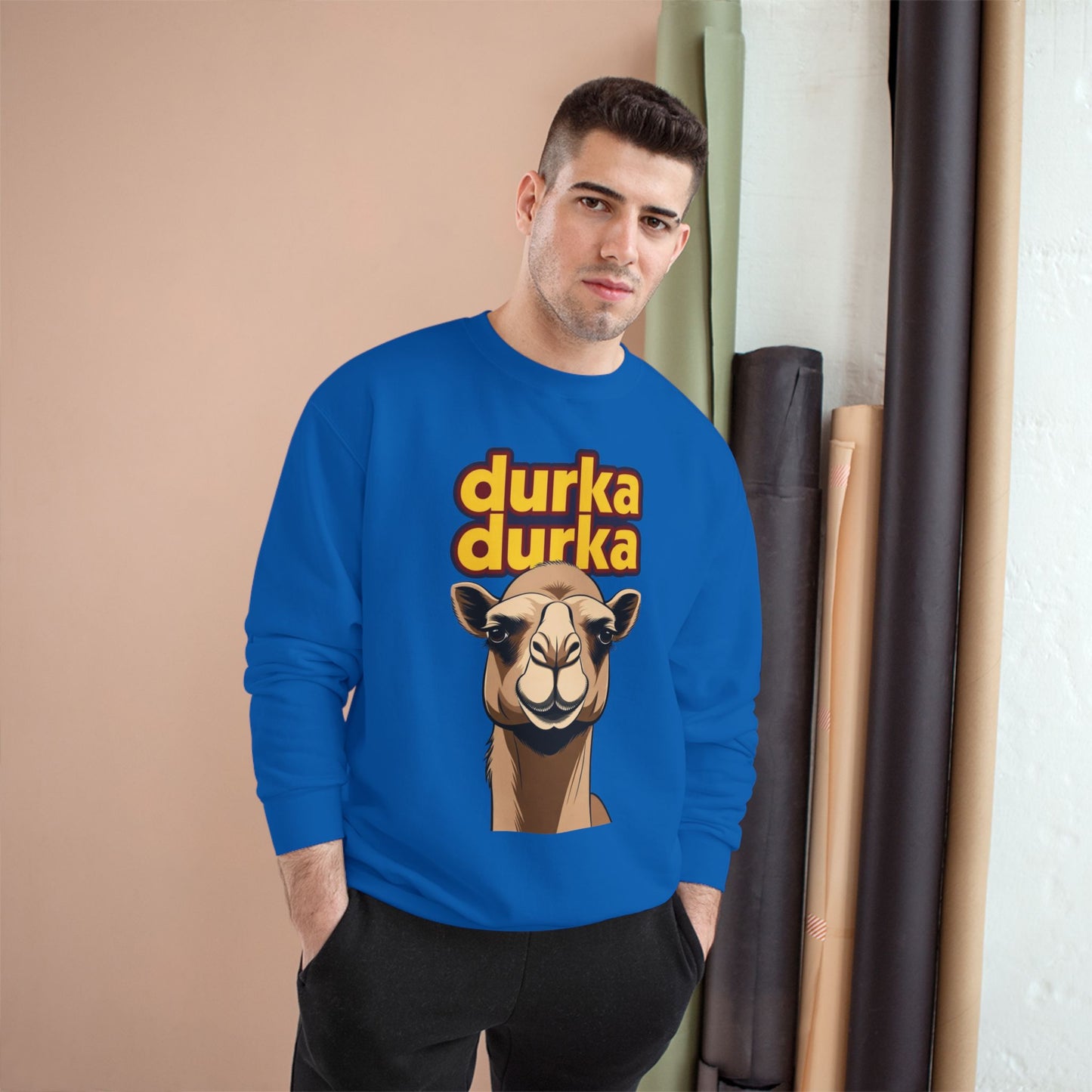 "Durka Durka Camel Champion Crewneck Sweatshirt