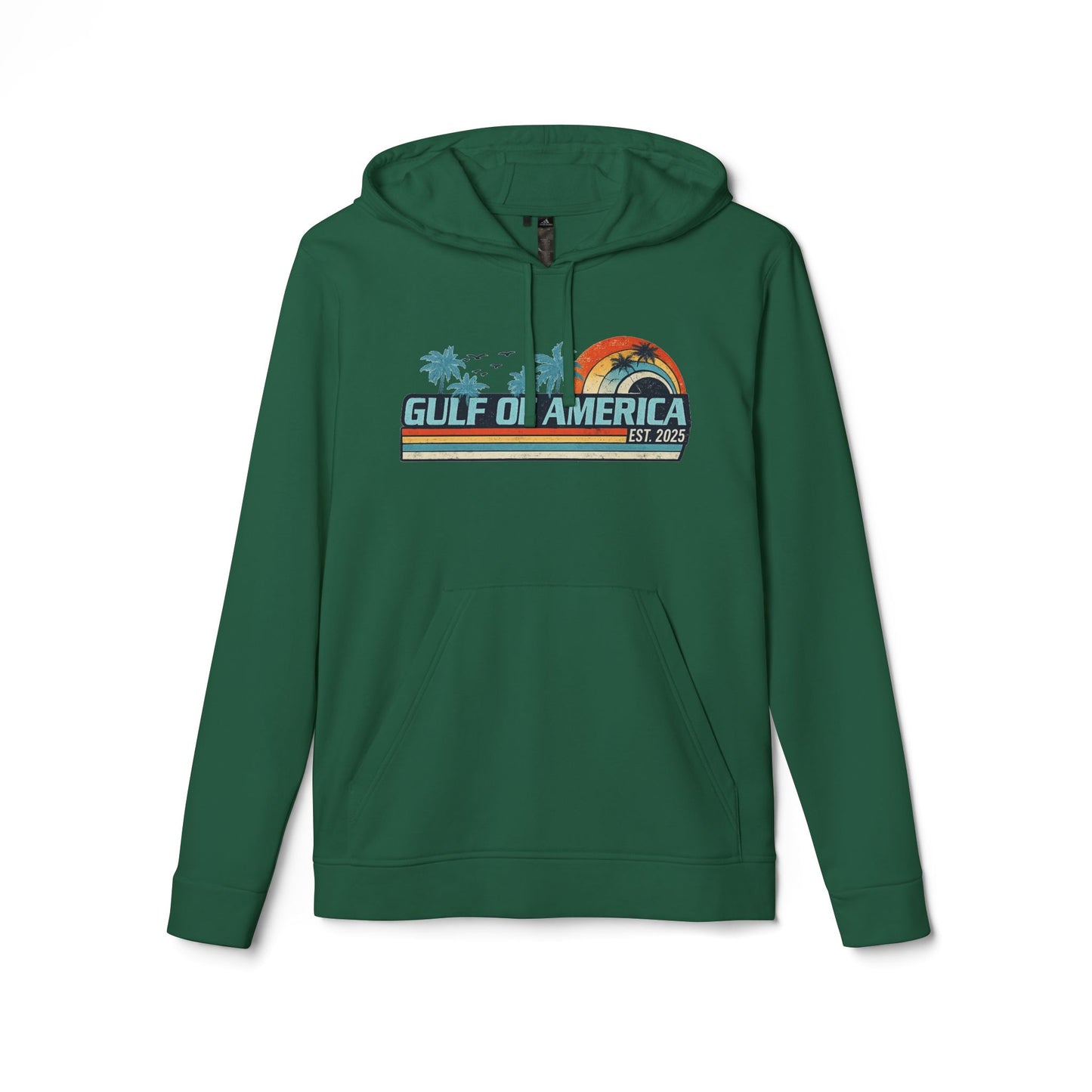 Gulf of America Vintage Adidas Brand Hoodie