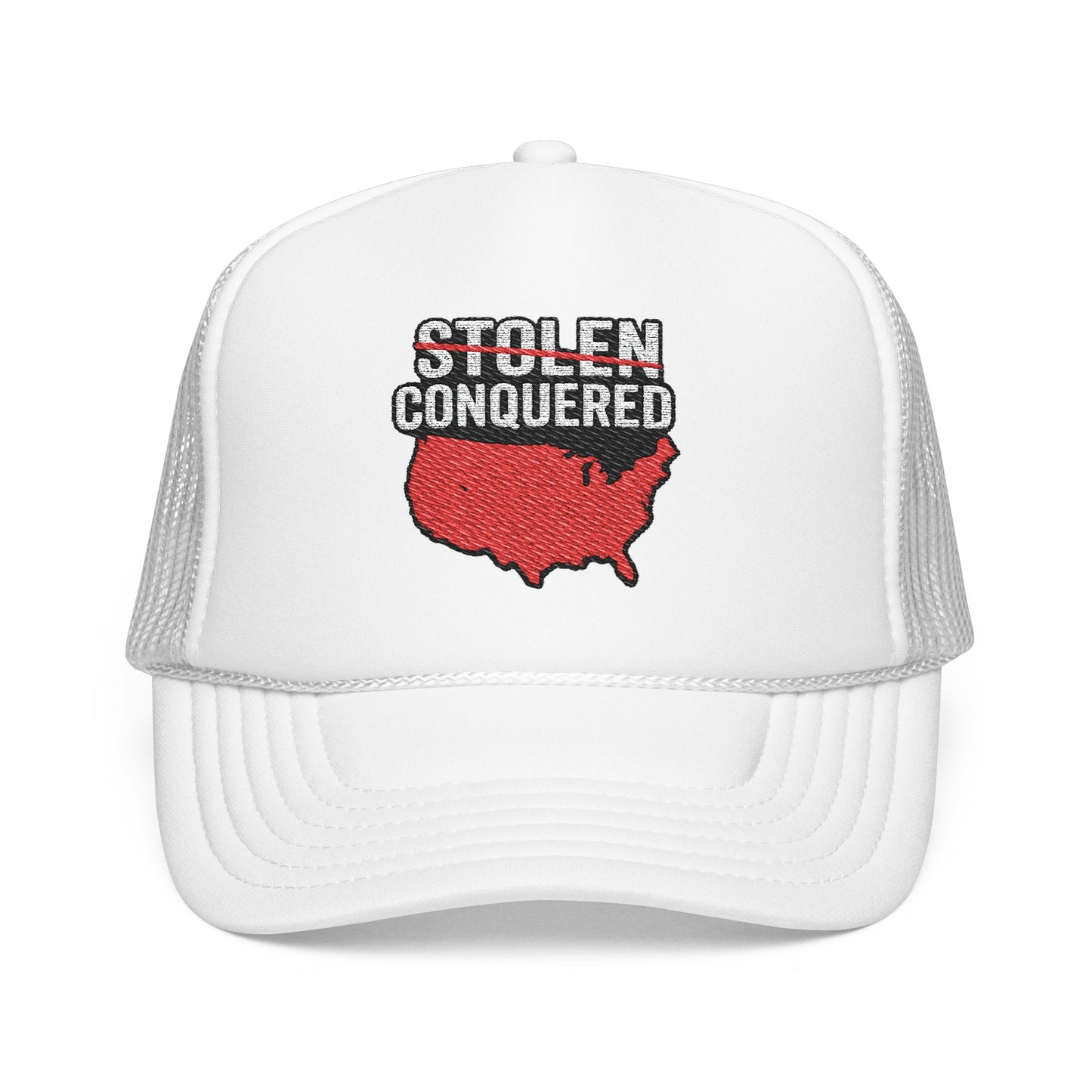 Stolen Conquered USA Embroidered Trucker Hat