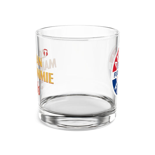 Zohran Mam-Commie Sucks/America First F*CK ISLAM 10oz Whiskey Glass