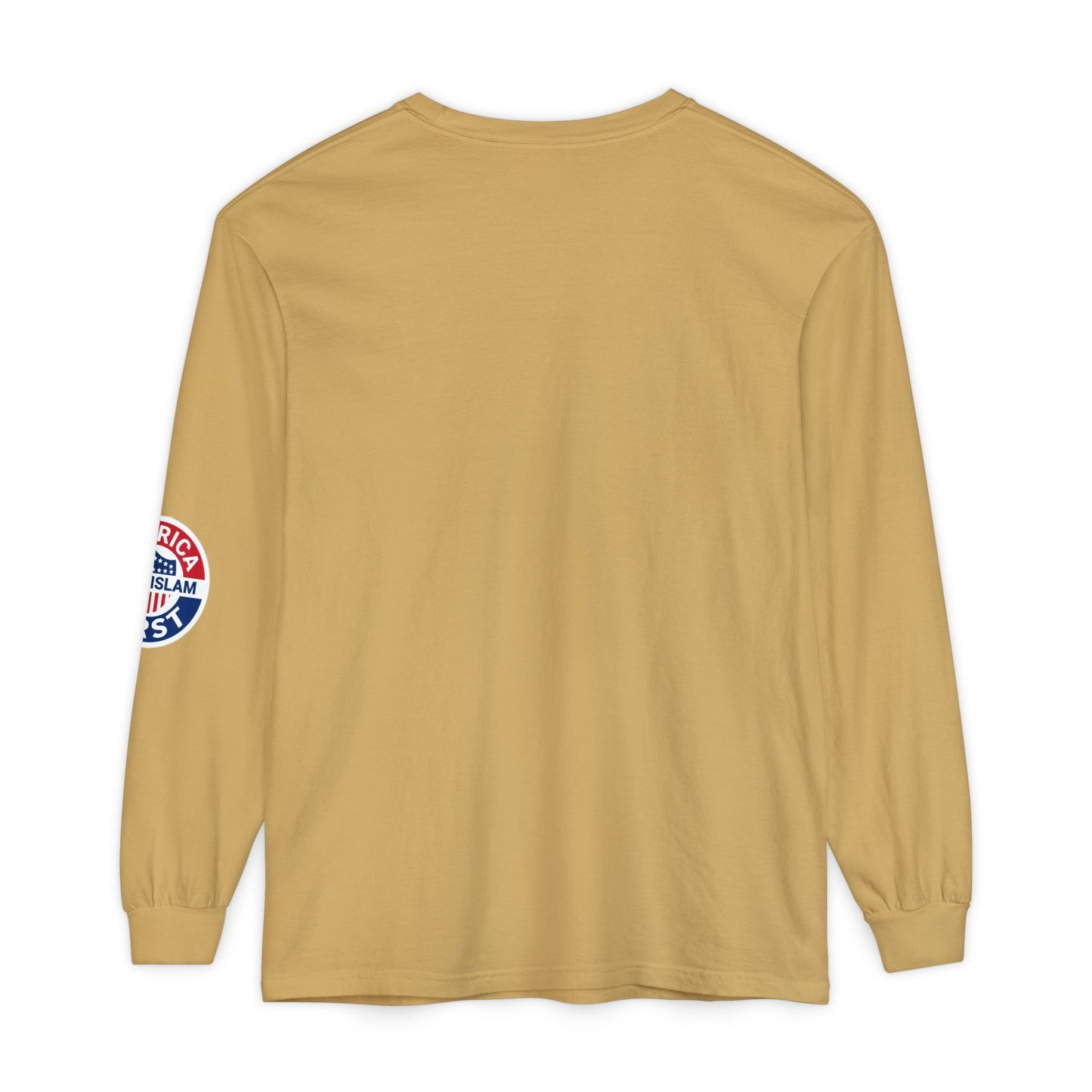 Zohran Mam-Commie Sucks/America First F*CK ISLAM Comfort Color Brand Long Sleeve T-Shirt