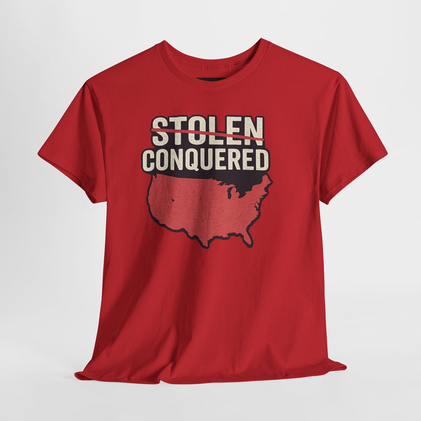 Stolen Conquered USA Gildan Brand T-Shirt