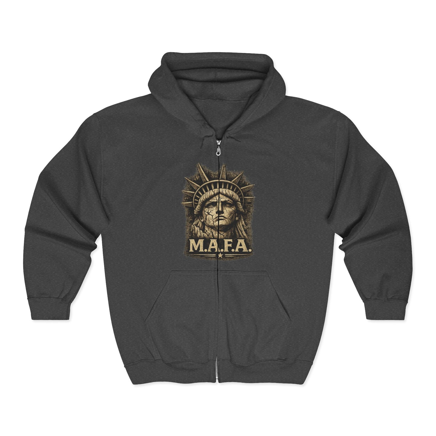 M.A.F.A. "Statue Of Liberty" "Sovereignty Security Prosperity " Zip Hoodie