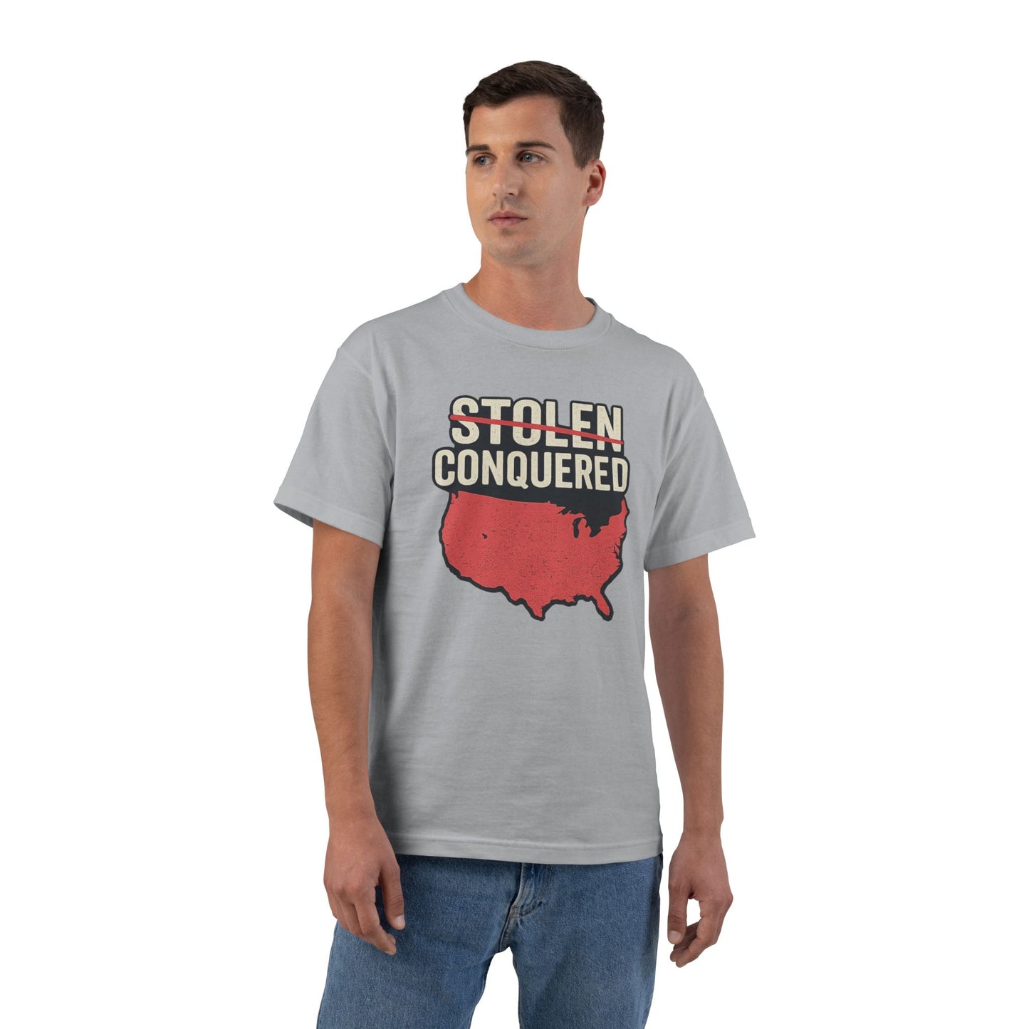 Stolen Conquered USA Hanes Brand T-Shirt