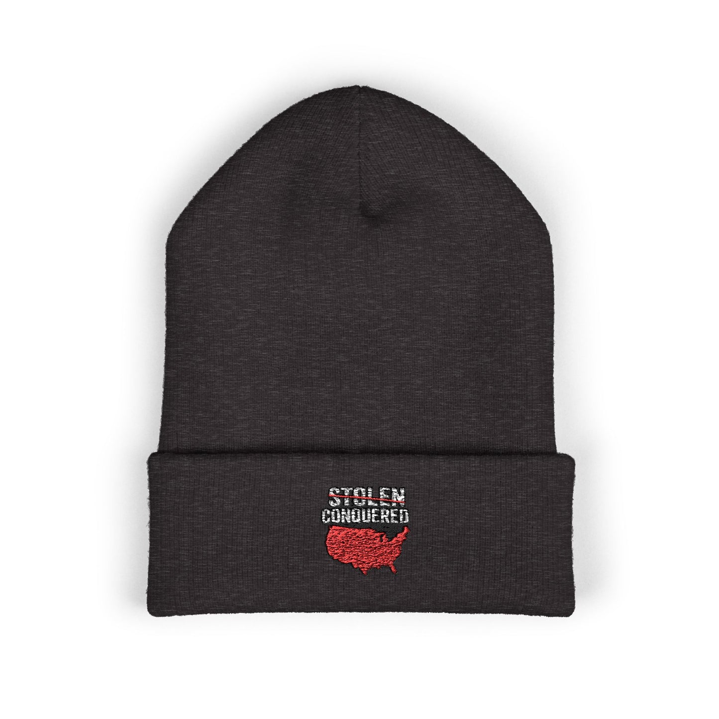 Stolen Conquered USA Embroidered Cuffed Beanie