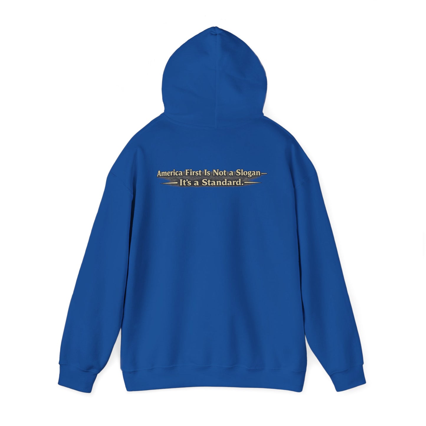 "Make America First Again" America First Is Not A Slogan - It's A Standard Comfort Color Brand Hoodie