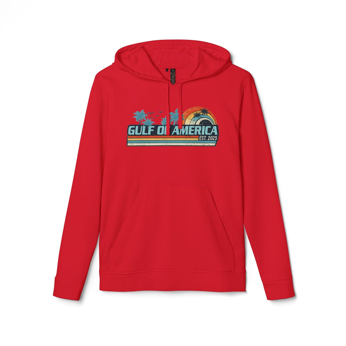 Gulf of America Vintage Adidas Brand Hoodie