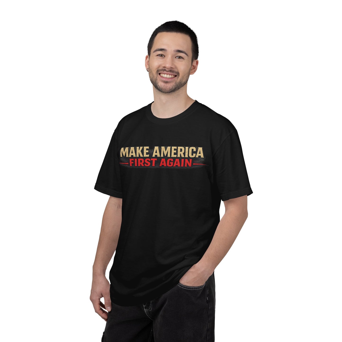 "Make America First Again" Book Merch Comfort Color Brand T-Shirt