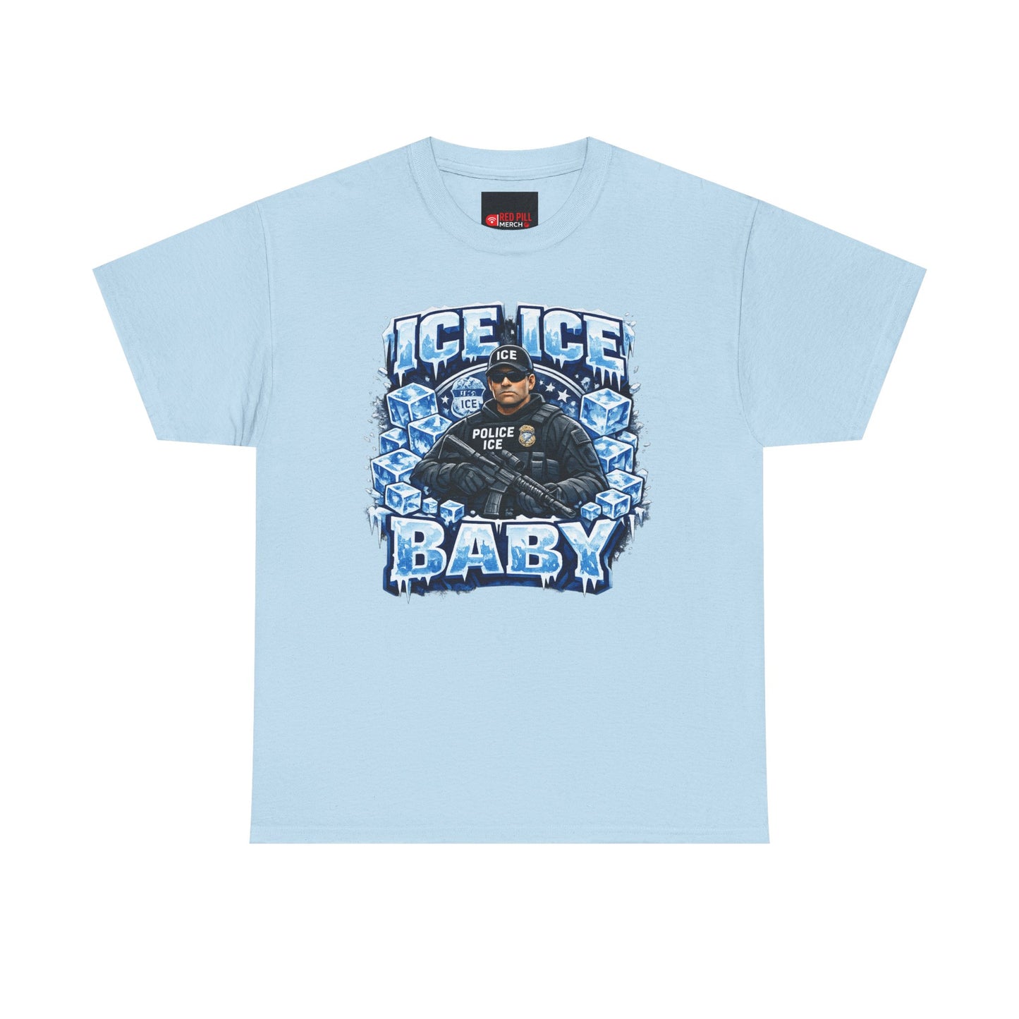 Ice Ice Baby ICE Agent Gildan Brand T-Shirt