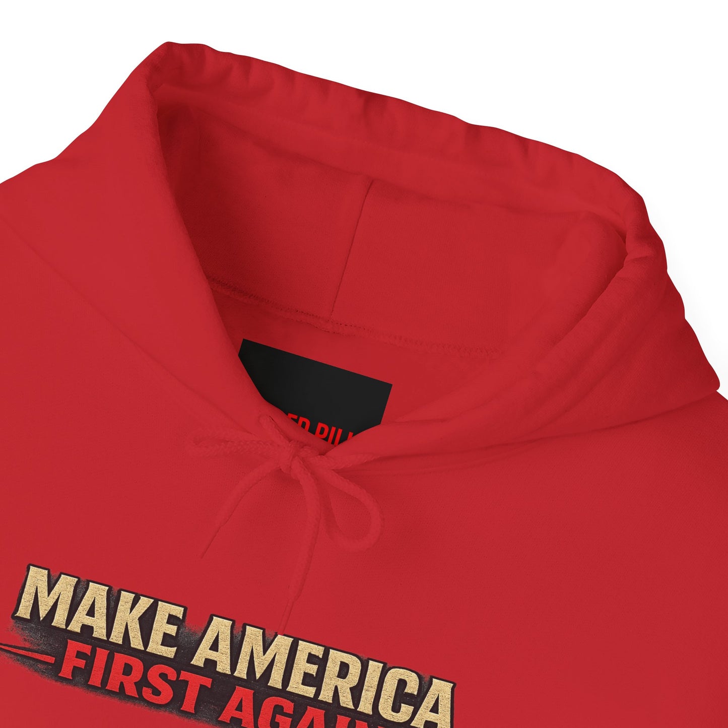 "Make America First Again" America First Is Not A Slogan - It's A Standard Comfort Color Brand Hoodie