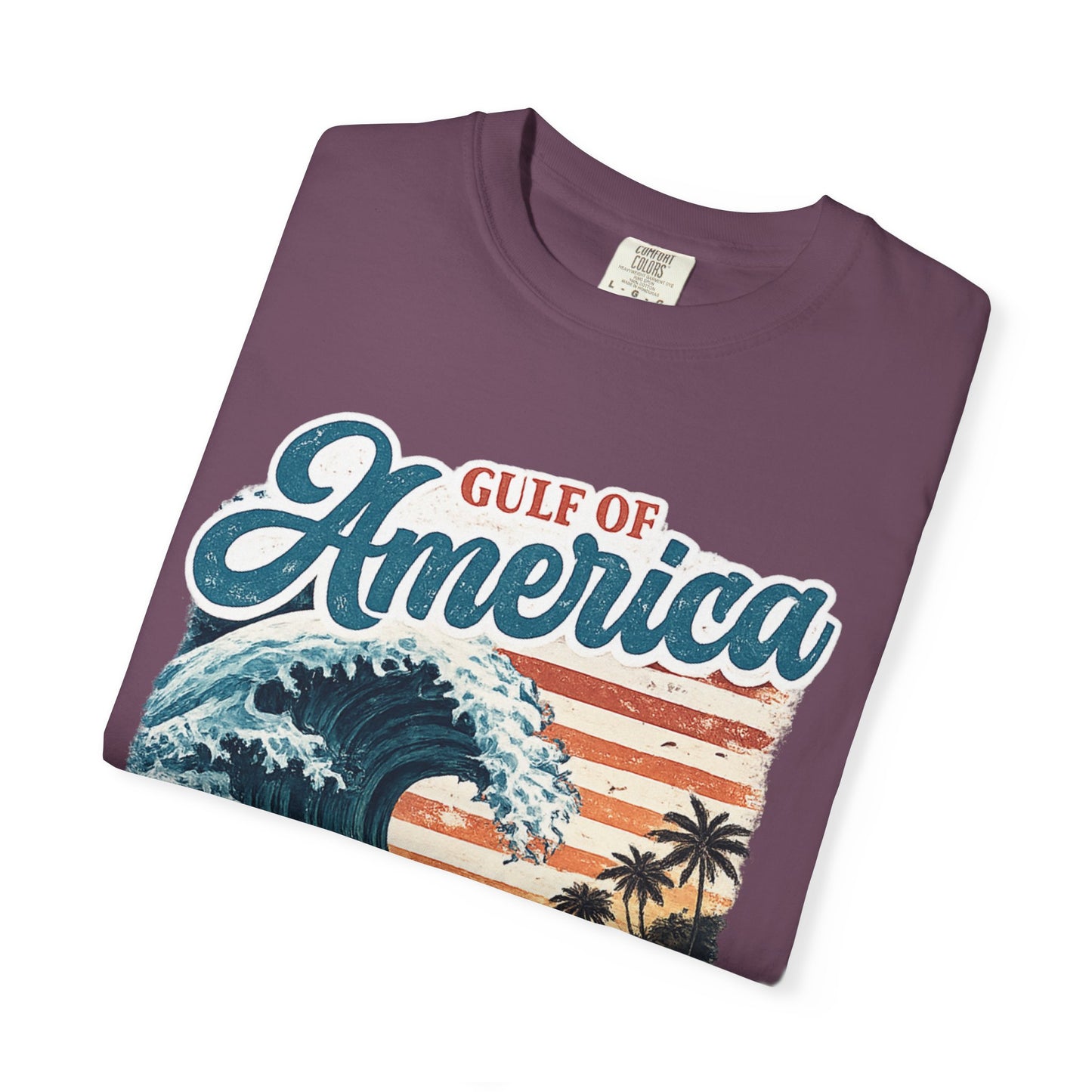 Gulf of America Est. 2025 Waves Comfort Color Brand T‑Shirt