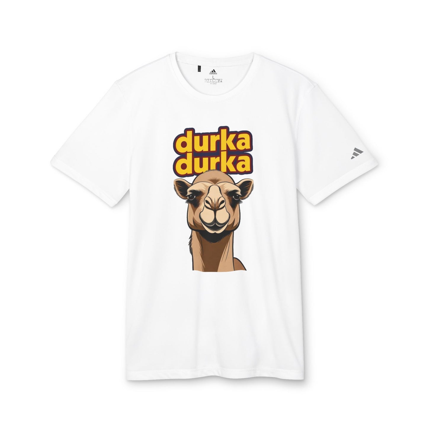"Durka Durka" Camel Adidas Brand T-Shirt