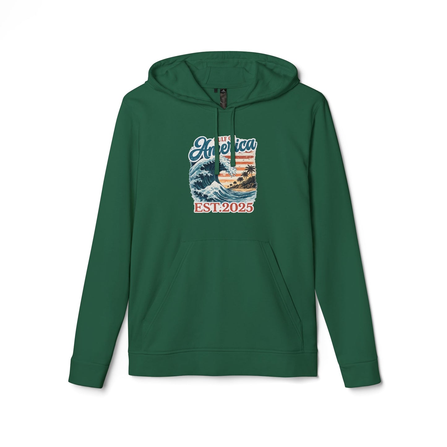Gulf of America Est. 2025 Waves Adidas Brand Hoodie