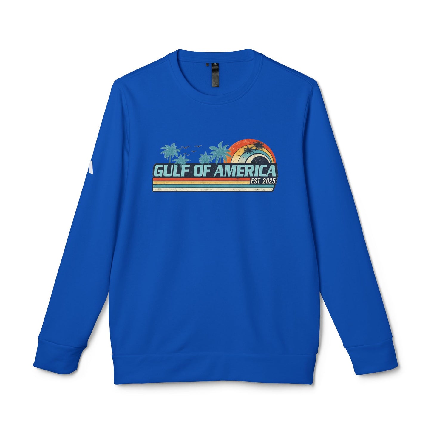 Gulf of America Vintage Adidas Brand Crewneck Sweatshirt