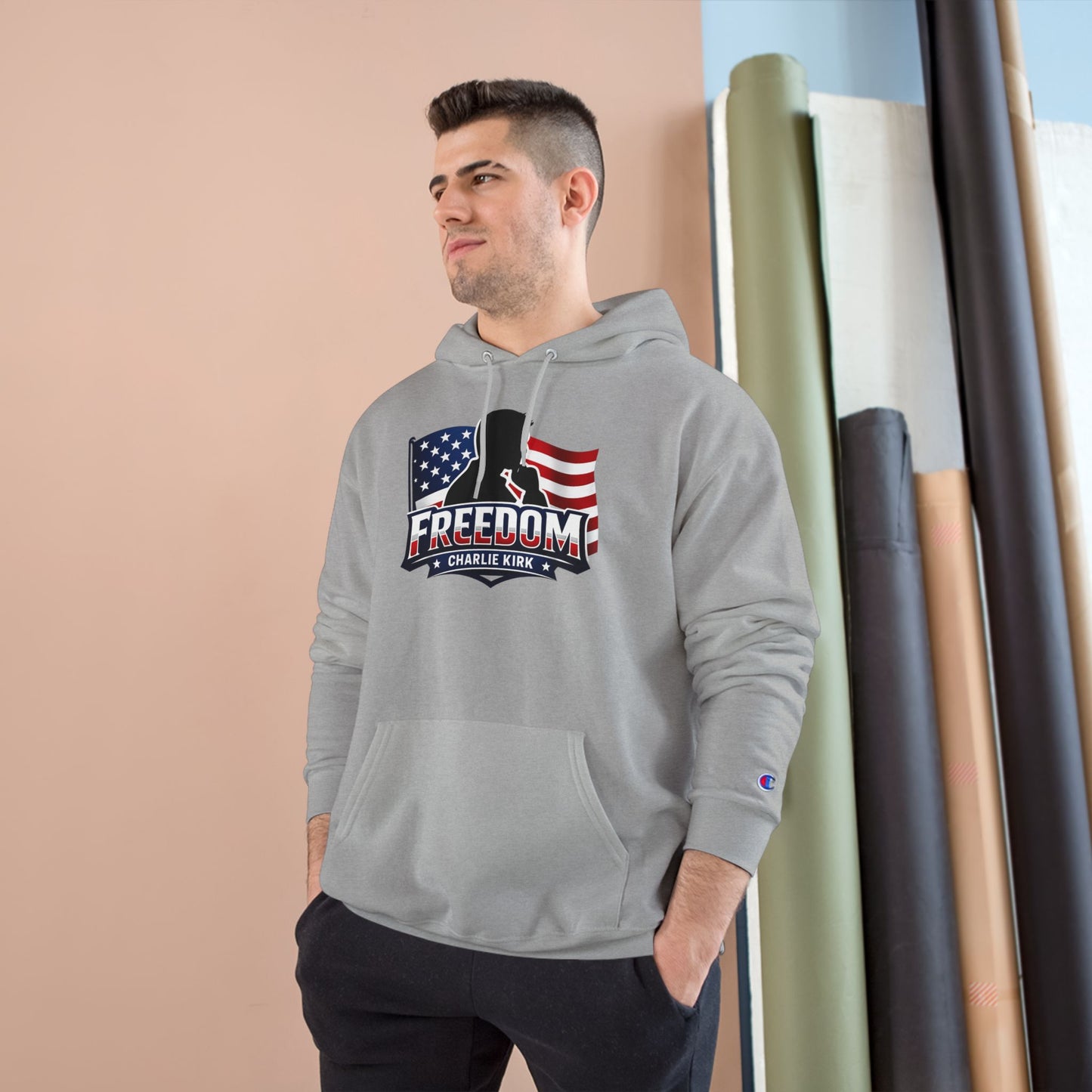 Charlie Kirk Freedom Champion Brand Hoodie