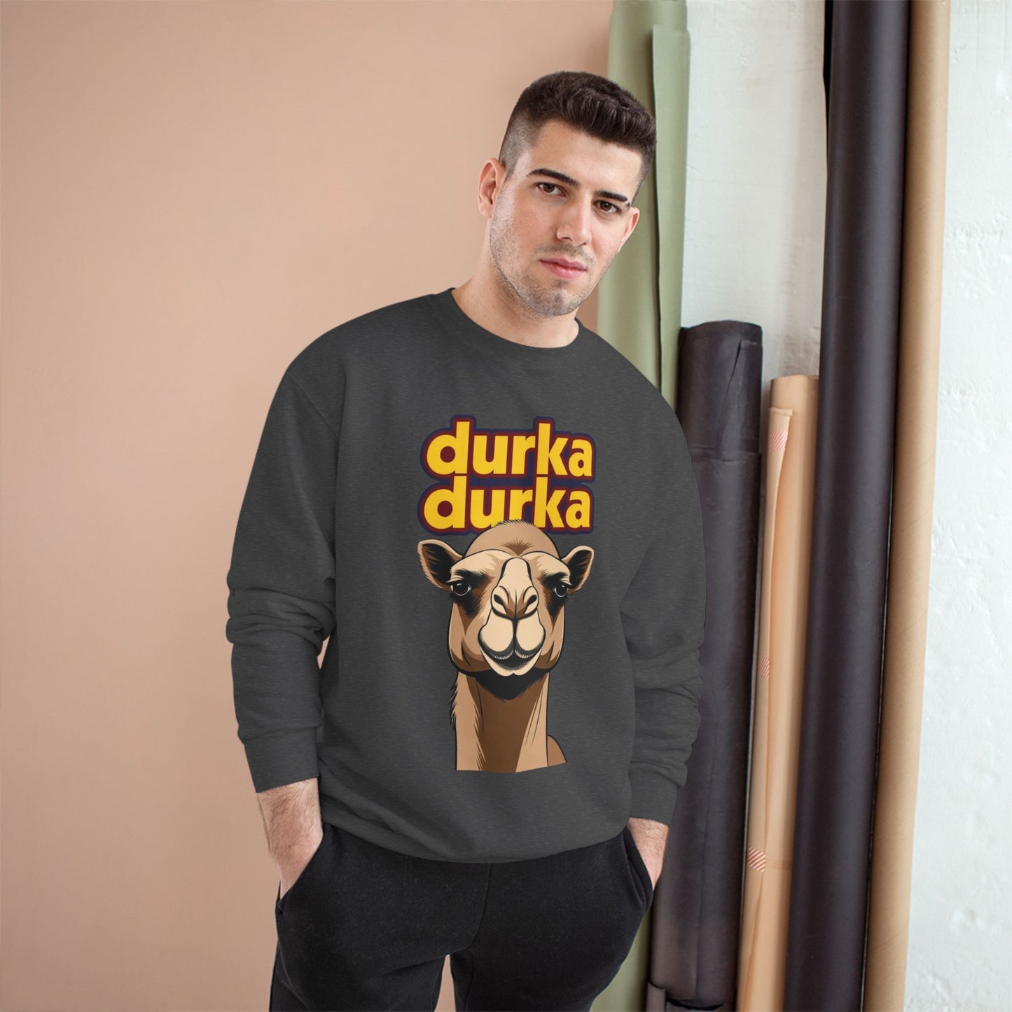 "Durka Durka Camel Champion Crewneck Sweatshirt