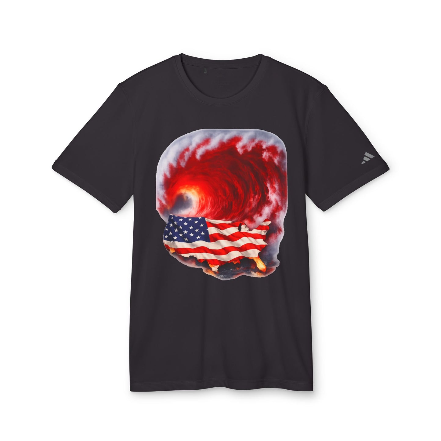 Red Wave USA Adidas Brand T-Shirt