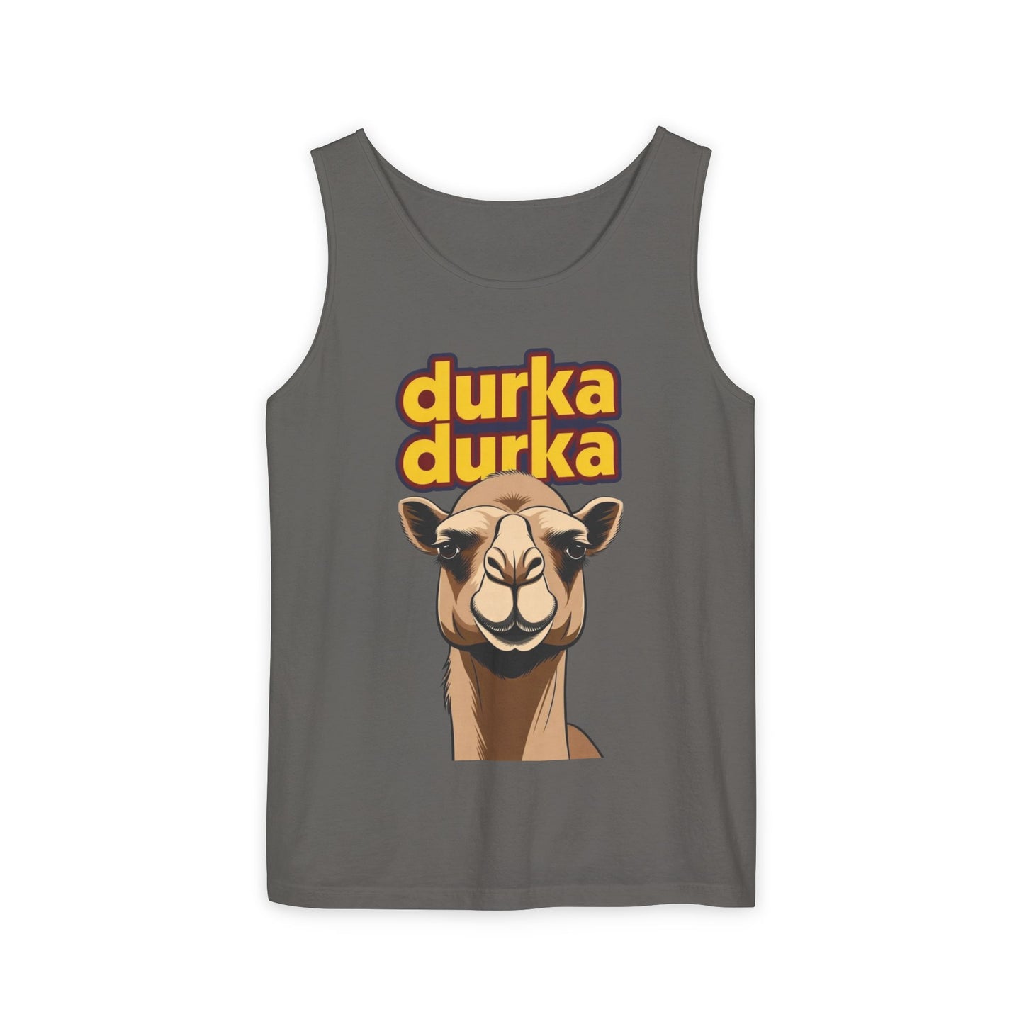"Durka Durka" Camel Gildan Brand Tank Top