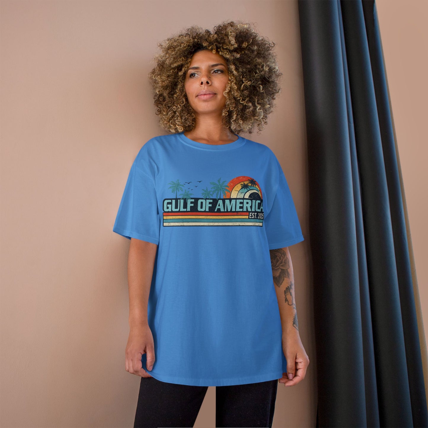 Gulf of America Vintage Champion Brand T-Shirt