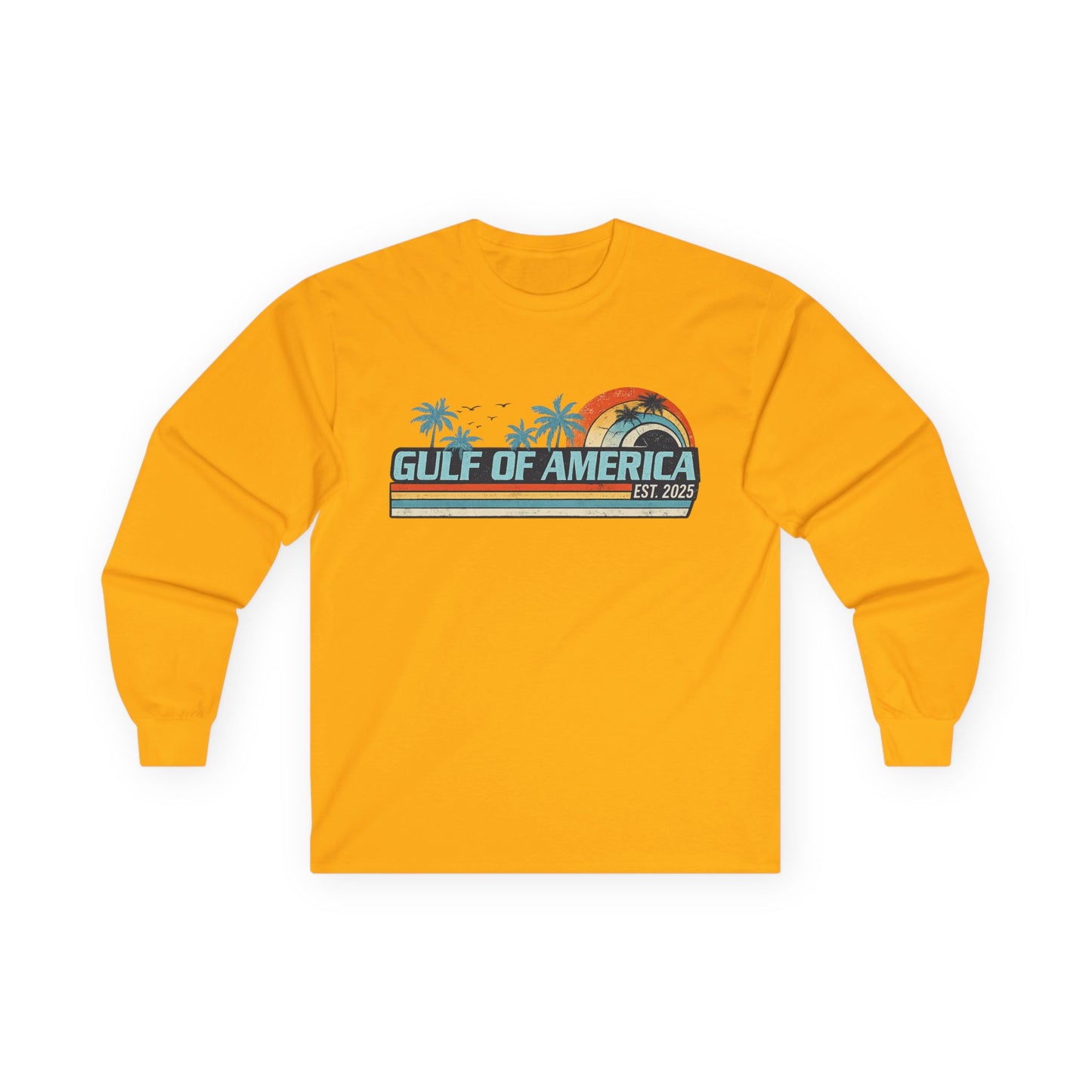 Gulf of America Vintage Gildan Brand Long Sleeve Tee