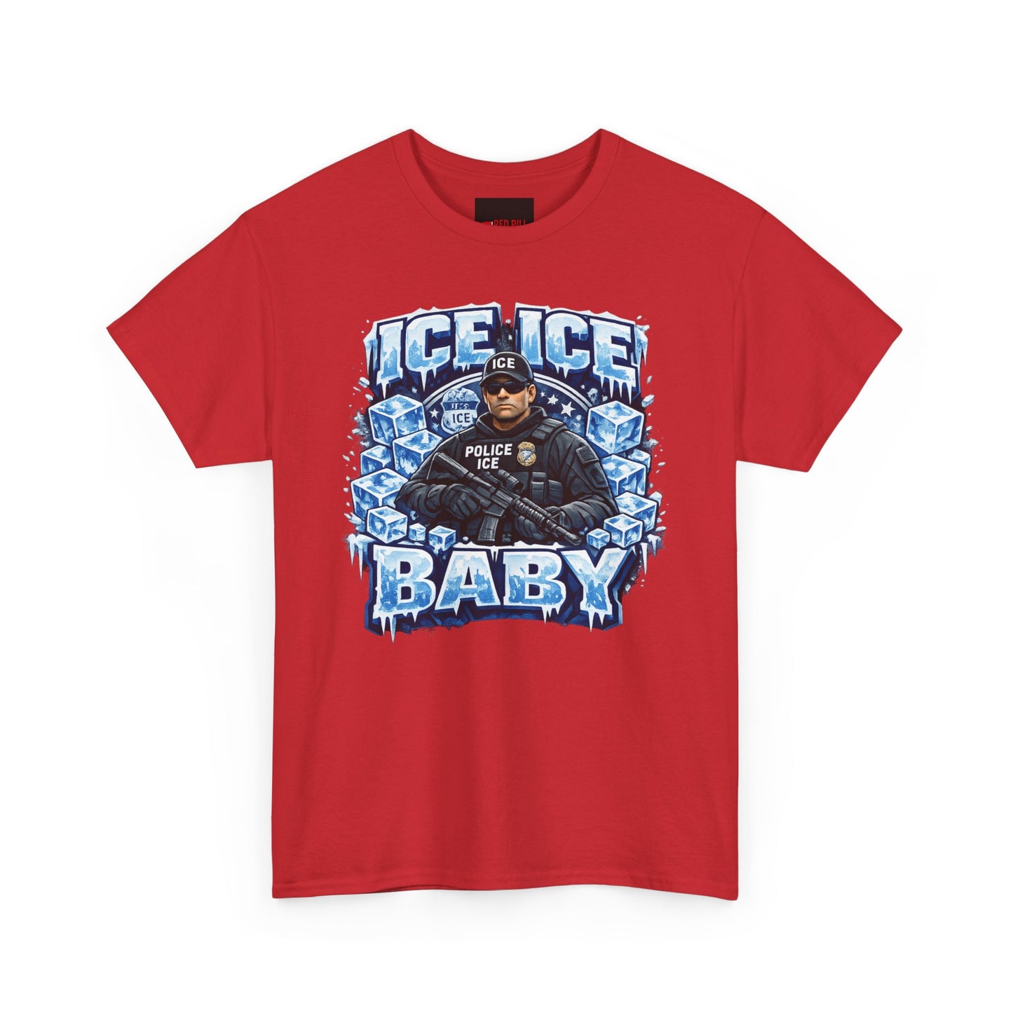 Ice Ice Baby ICE Agent Gildan Brand T-Shirt