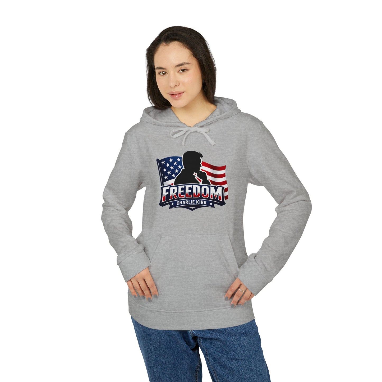Charlie Kirk Freedom Adidas Hoodie