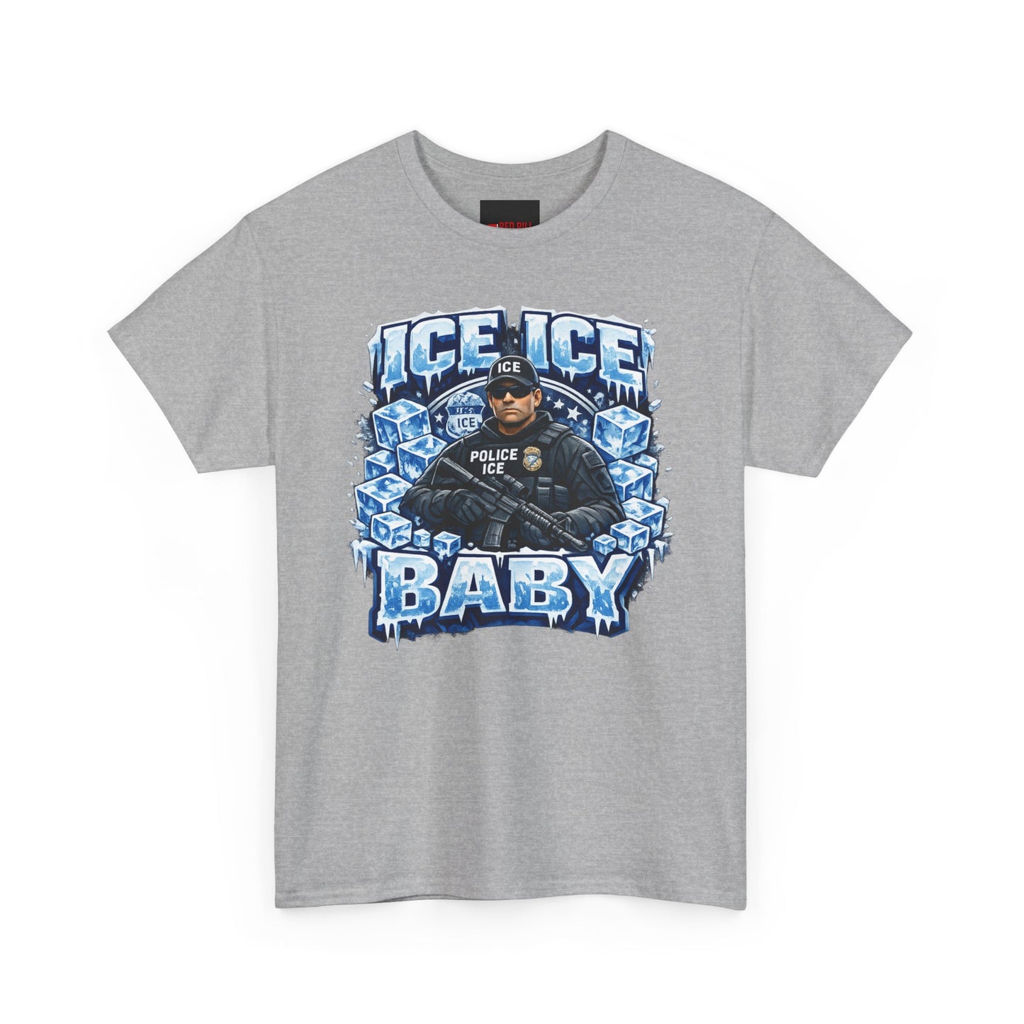 Ice Ice Baby ICE Agent Gildan Brand T-Shirt