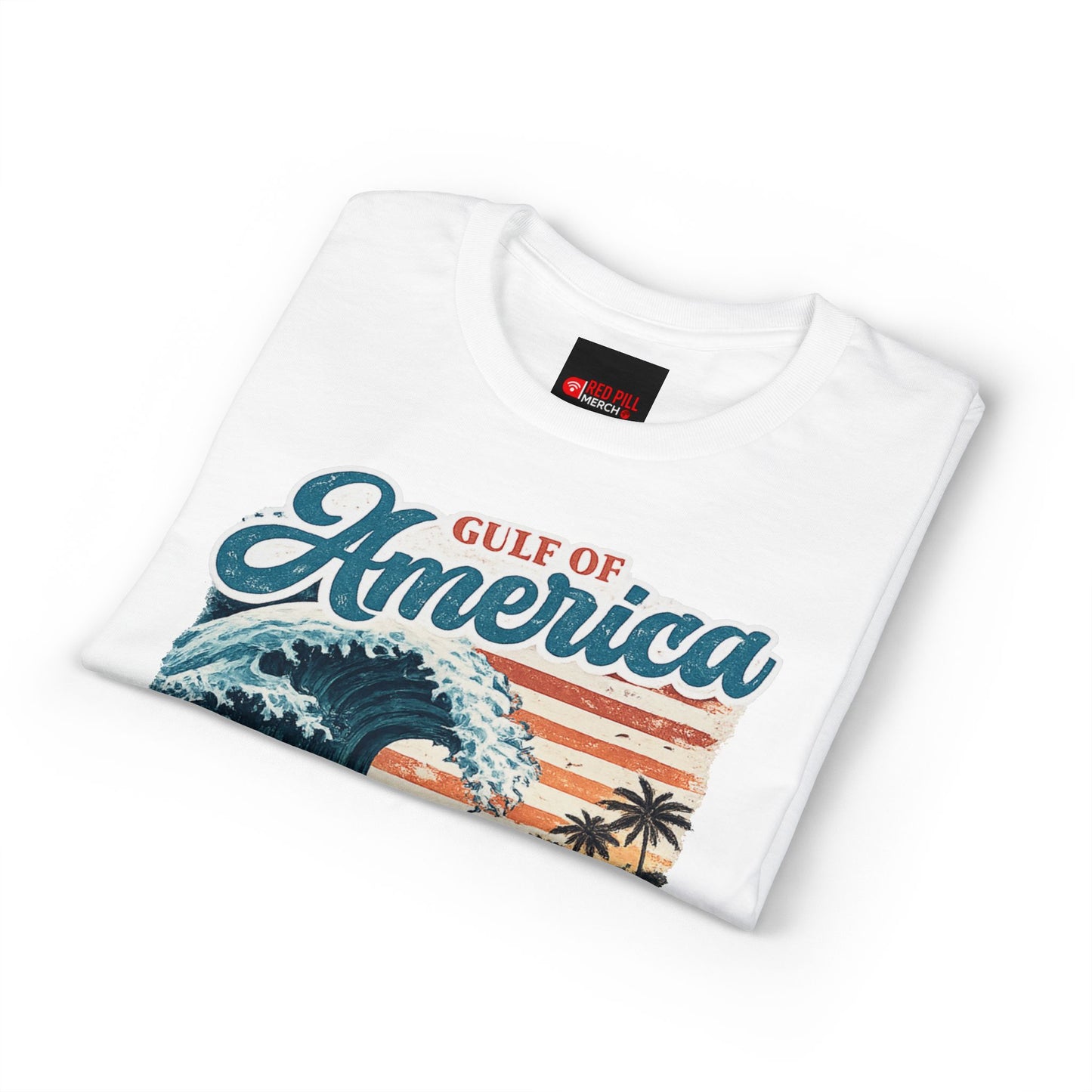 Gulf of America Est. 2025 Waves Gildan Brand T‑Shirt