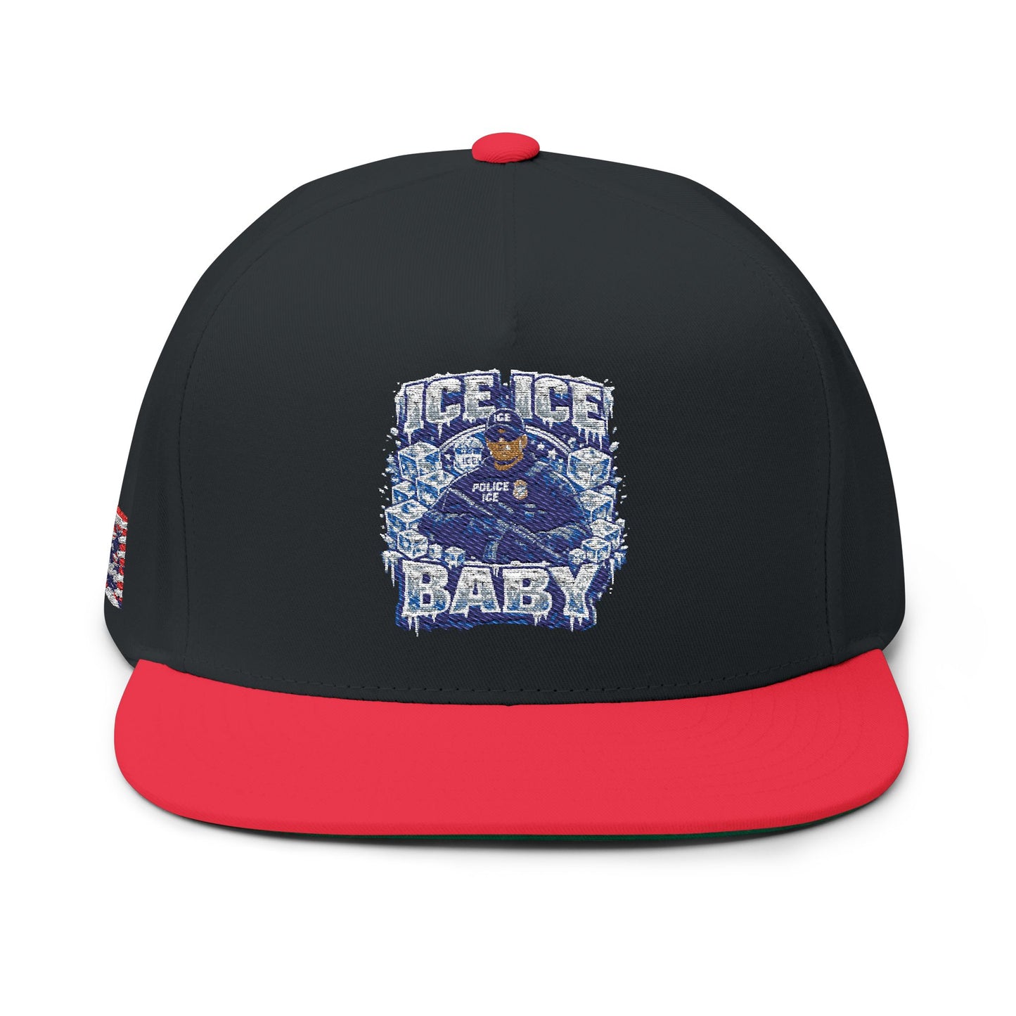 Ice Ice Baby ICE Agent Flat Bill Hat