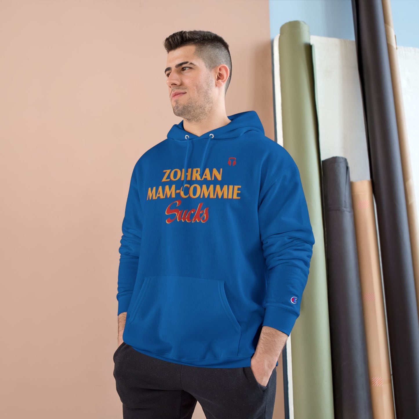 Zohran Mam-Commie Sucks Champion Brand T-Shirt