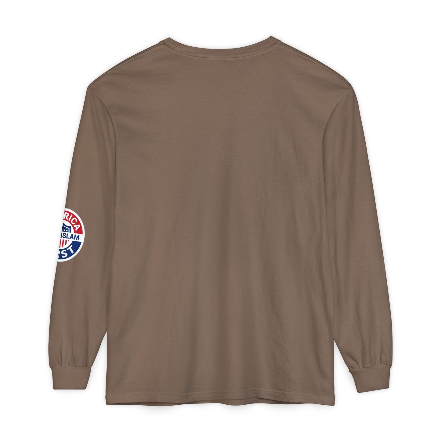 Zohran Mam-Commie Sucks/America First F*CK ISLAM Comfort Color Brand Long Sleeve T-Shirt