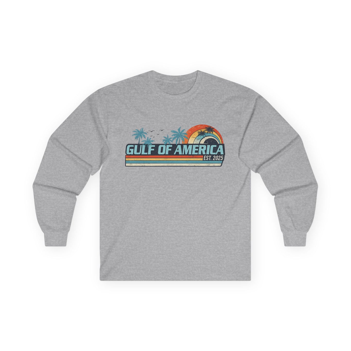 Gulf of America Vintage Gildan Brand Long Sleeve Tee