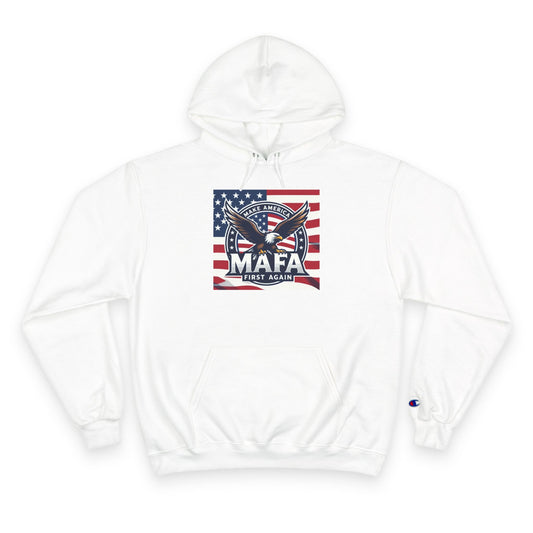 M.A.F.A "Make America First Again" Eagle Flag Champion Brand Hoodie
