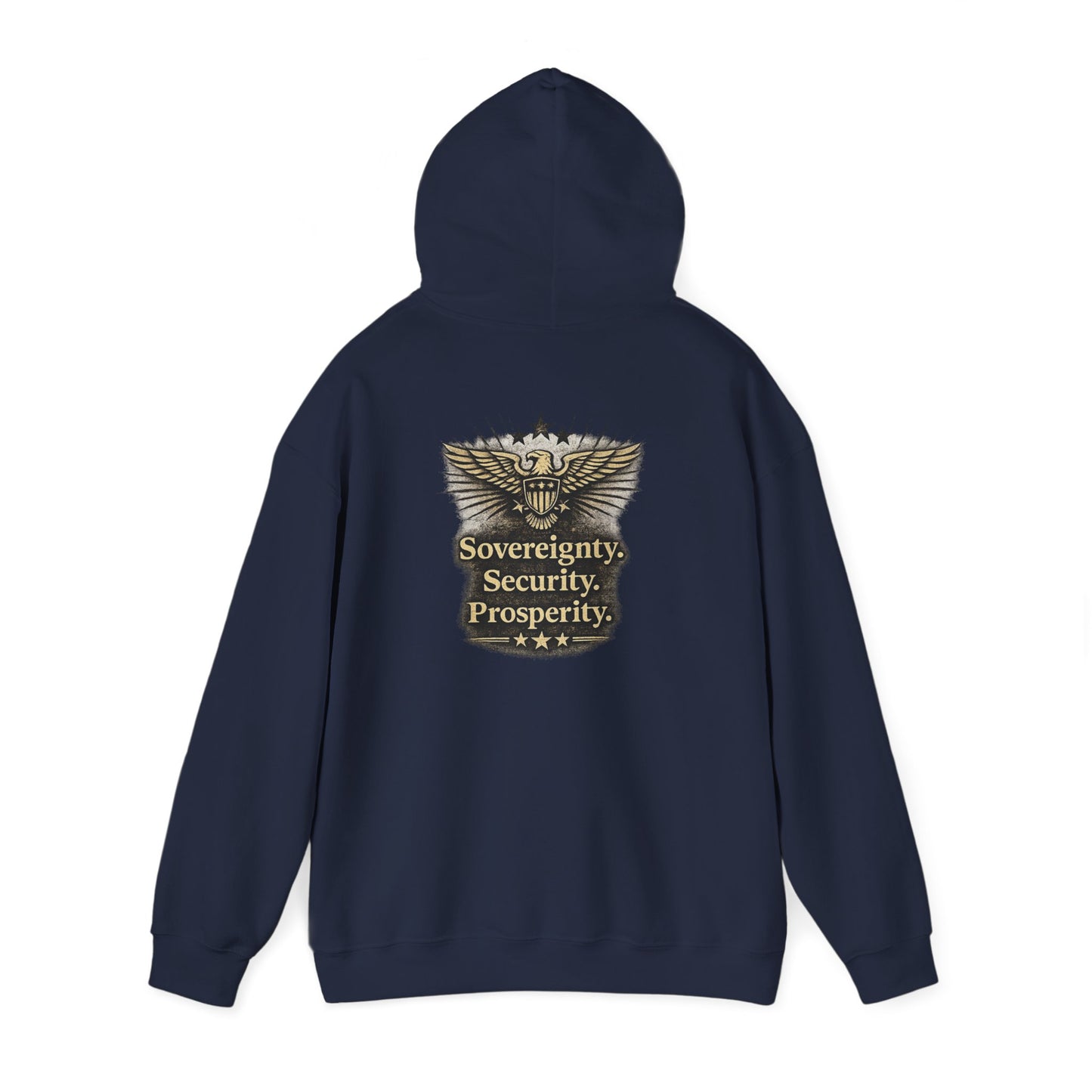 M.A.F.A. "Statue Of Liberty" "Sovereignty Security Prosperity " Comfort Color Brand Hoodie