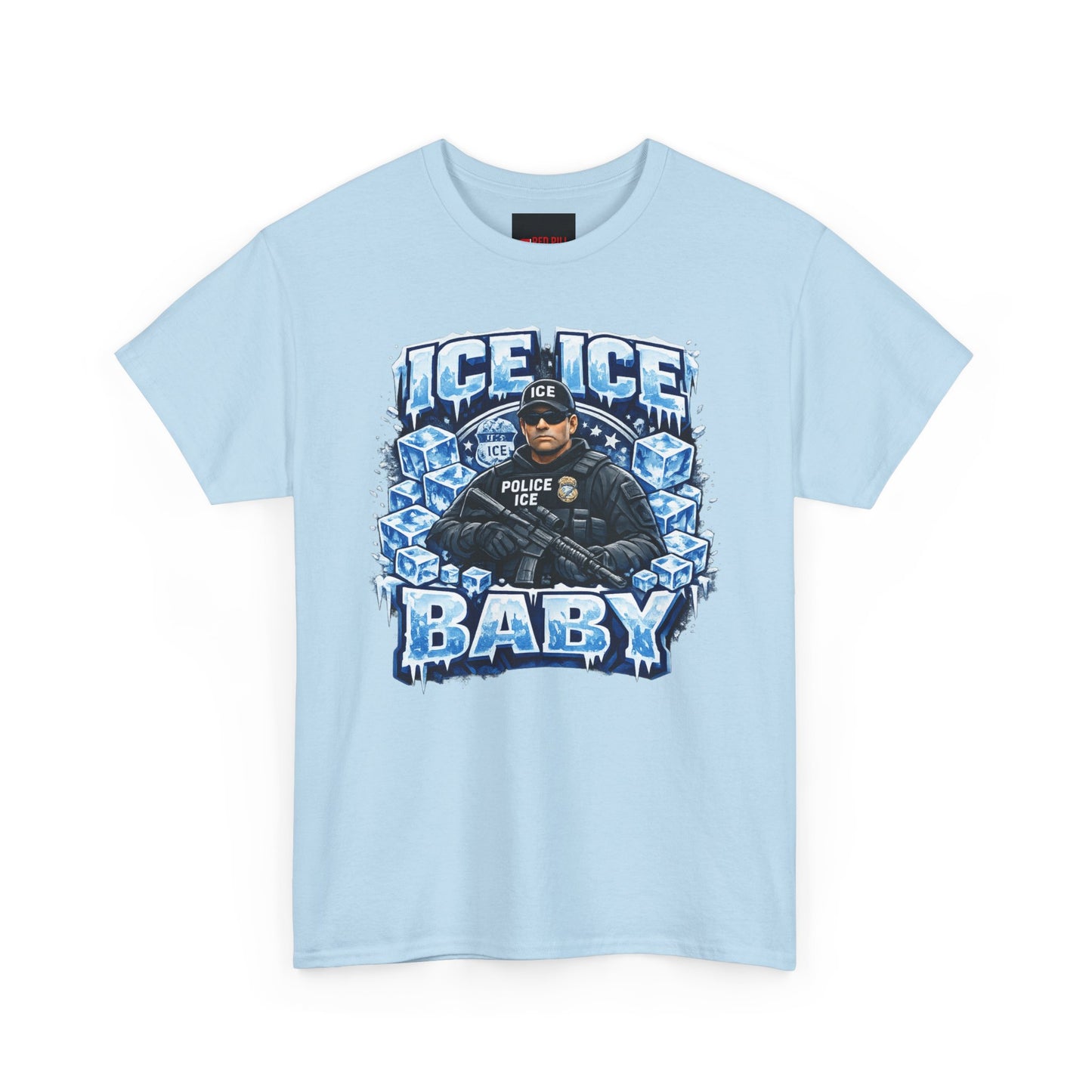 Ice Ice Baby ICE Agent Gildan Brand T-Shirt