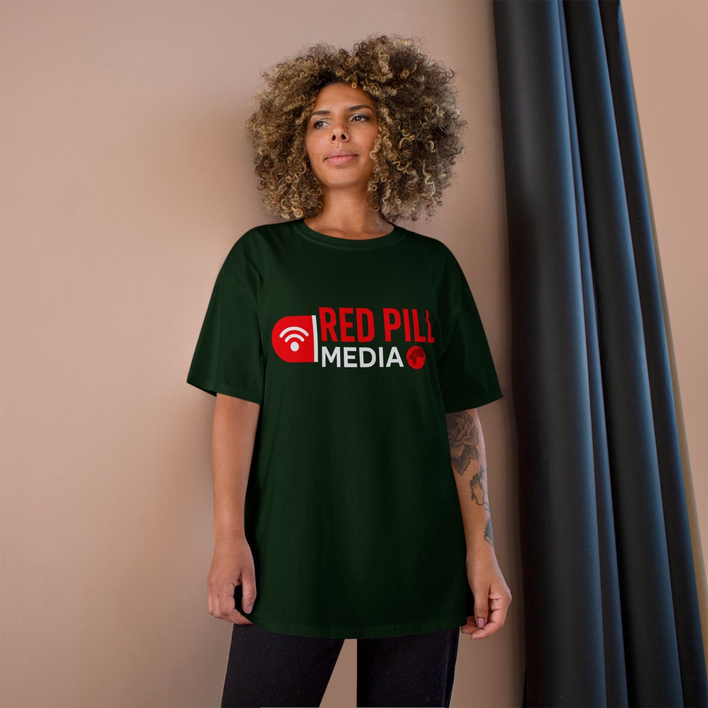 Red Pill Media Champion Brand T-Shirt