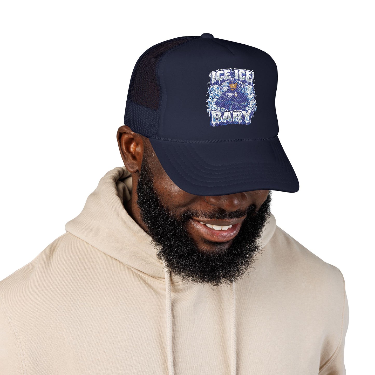 Ice Ice Baby ICE Agent Trucker Hat