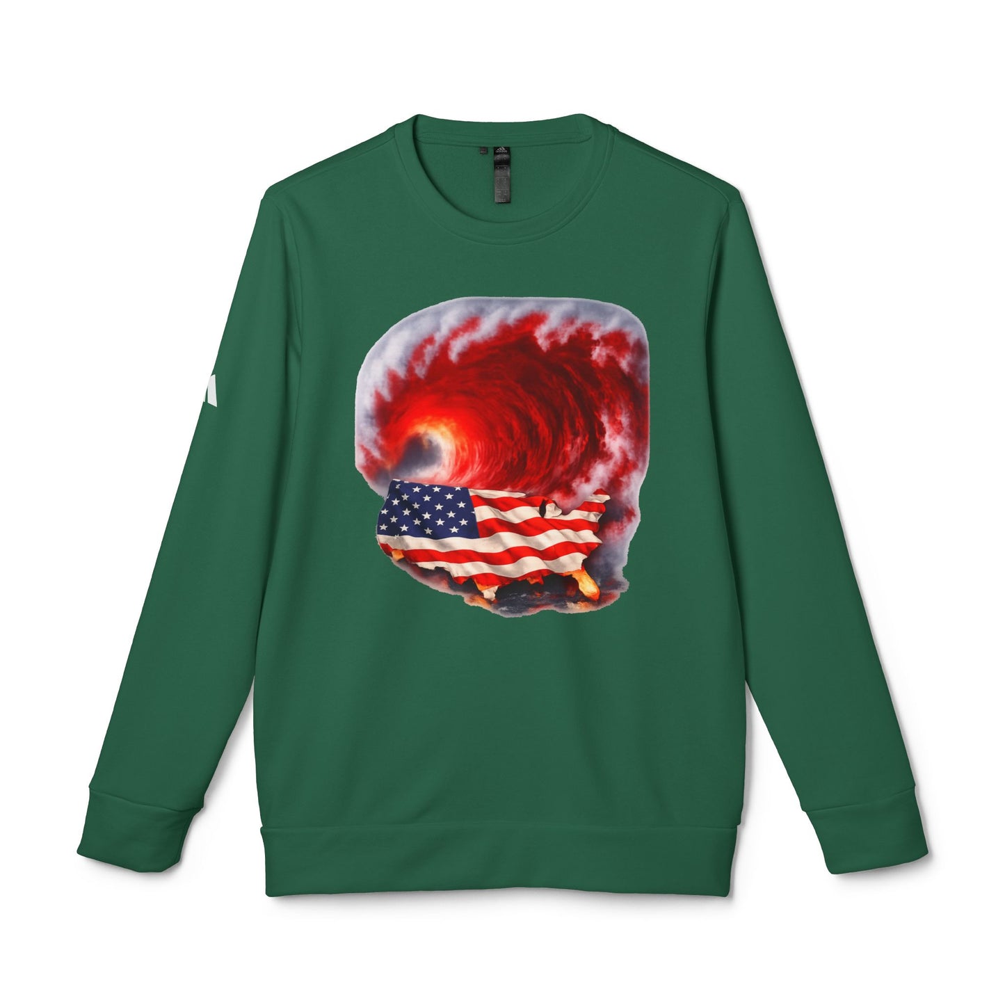 Red Wave USA Adidas Brand Crewneck Sweatshirt