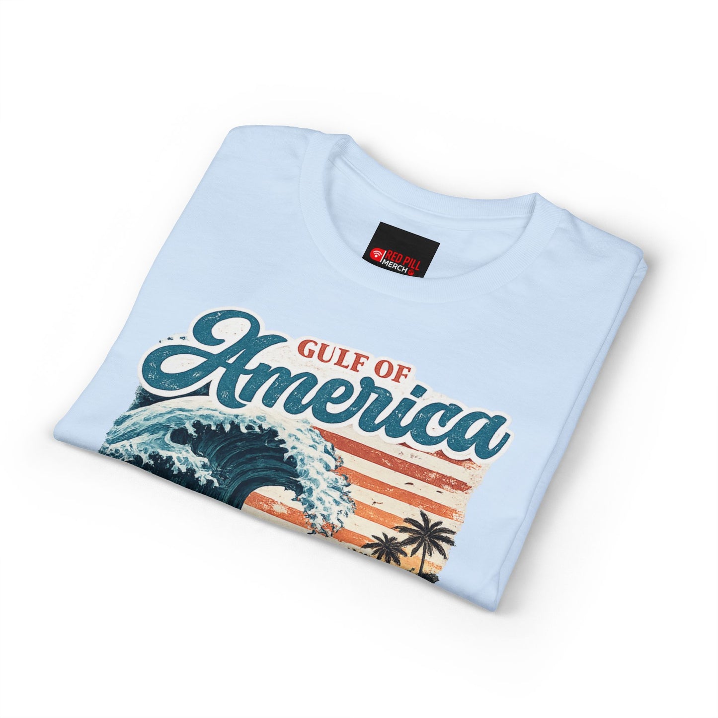 Gulf of America Est. 2025 Waves Gildan Brand T‑Shirt