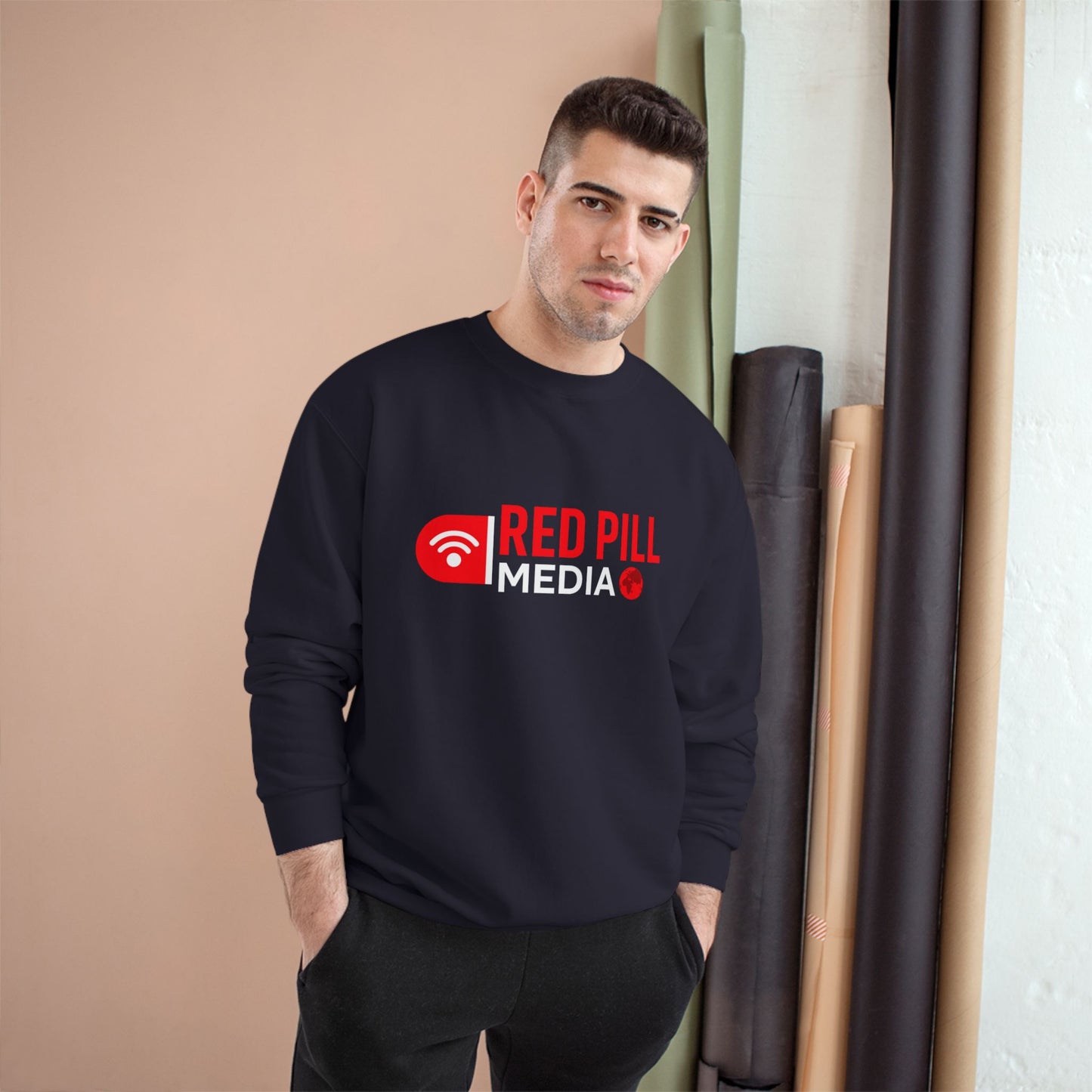 Red Pill Media Champion Brand Sweatshirt