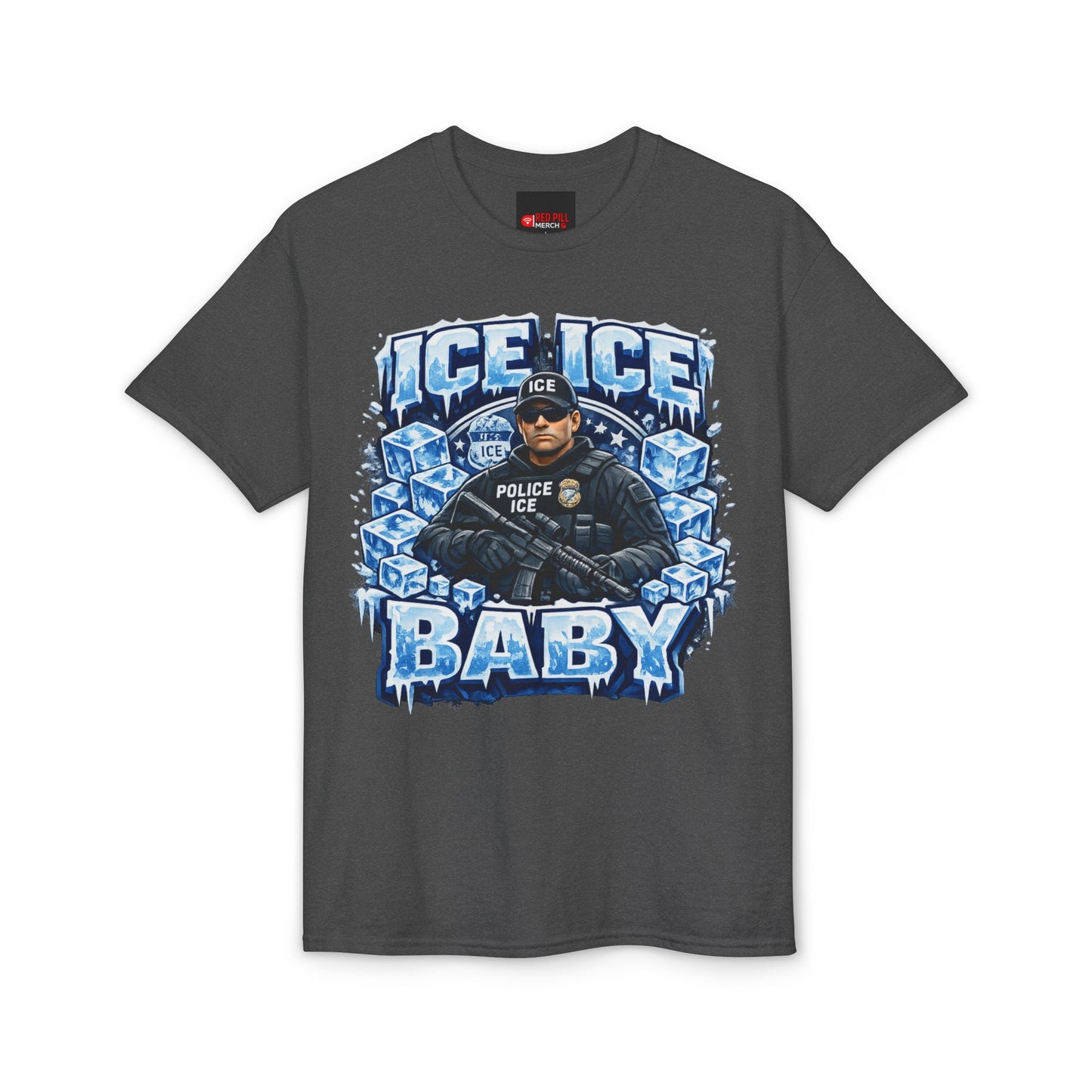 Ice Ice Baby ICE Agent Gildan 8000 Brand T-Shirt