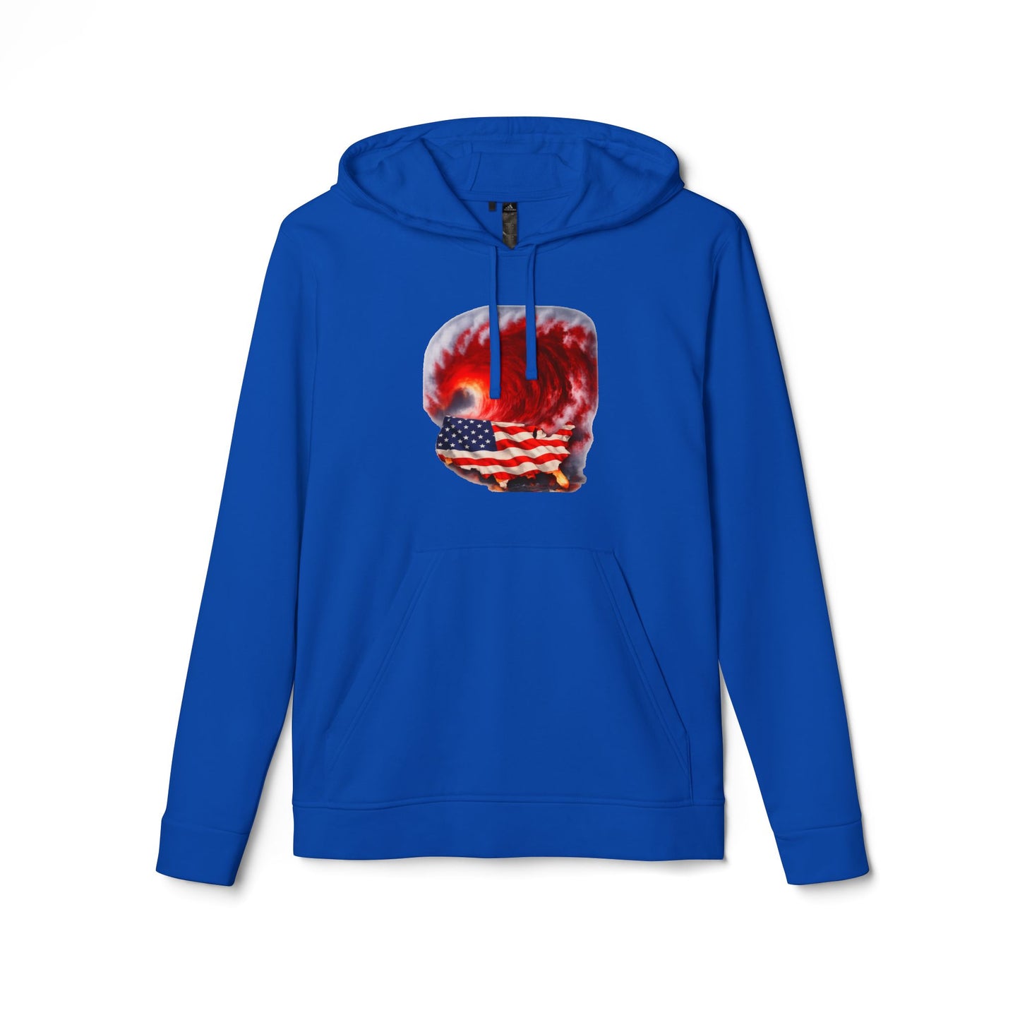 Red Wave USA Adidas Brand Hoodie