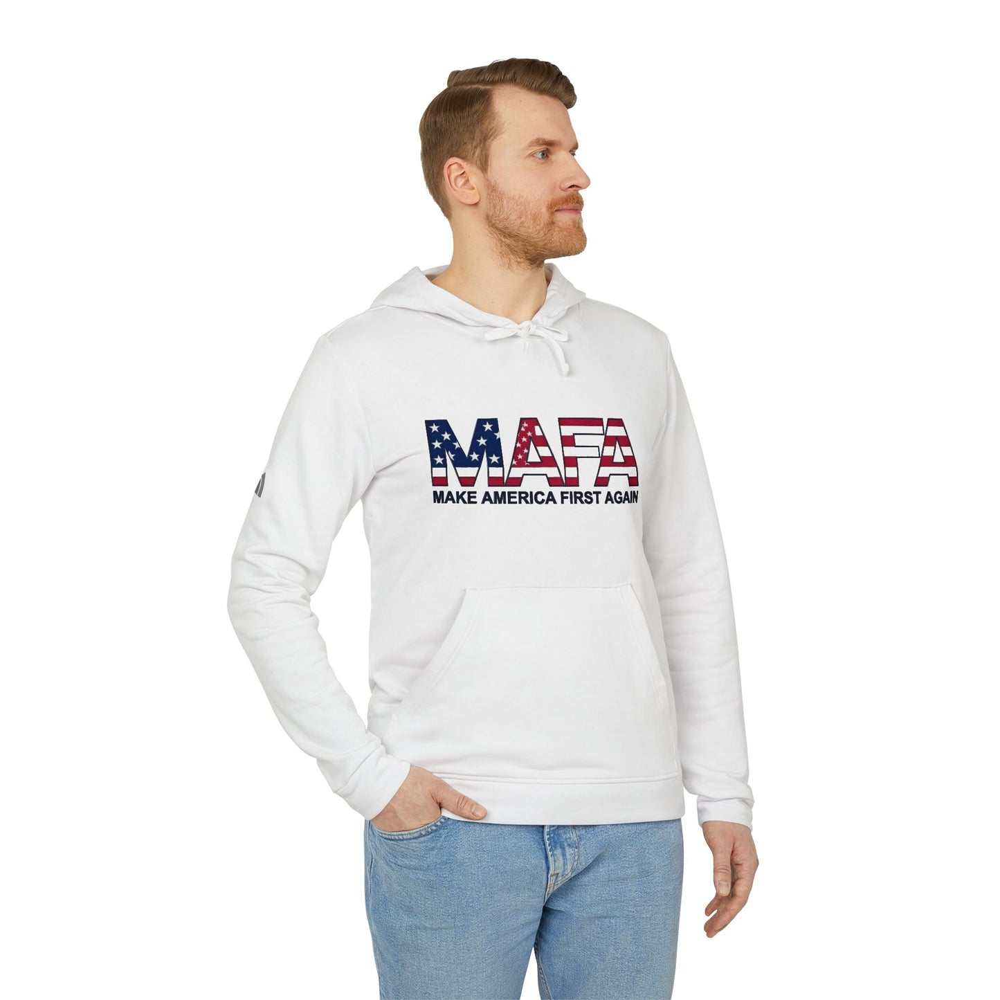 M.A.F.A "Make America First Again" Adidas Brand Hoodie