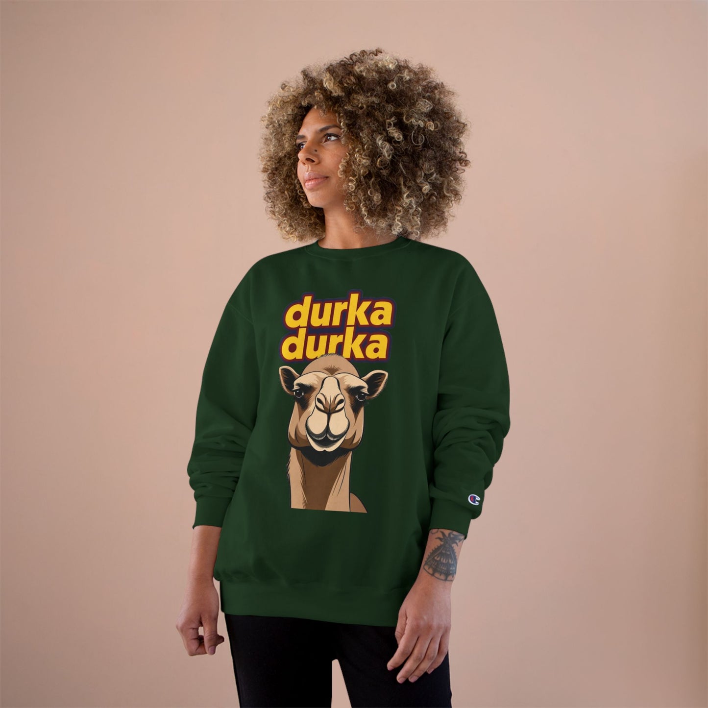 "Durka Durka Camel Champion Crewneck Sweatshirt