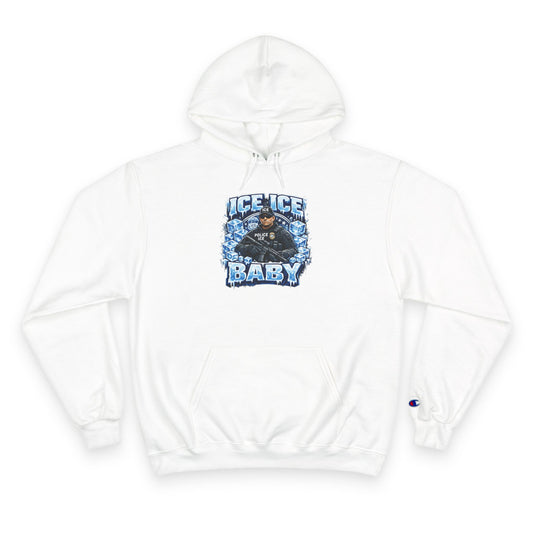 Ice Ice Baby ICE Agent Champion Brand Hoodie